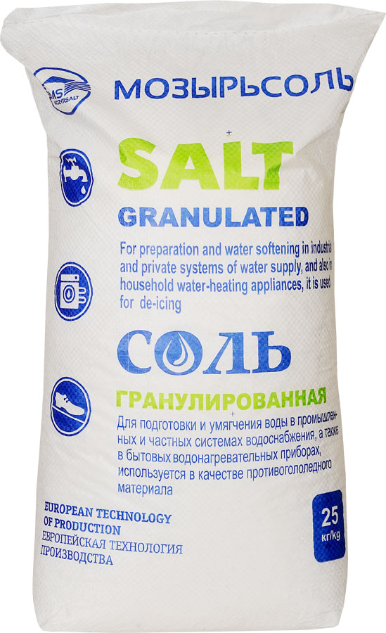 Соль гранулированная 25кг