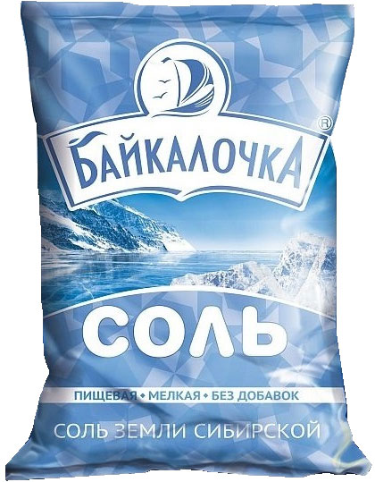 Соль пищевая молотая каменная "Байкалочка"